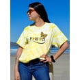 thumbnail image 2 of Gold Glitter Butterfly  Tie Dye Cyclone Women -Image by Shutterstock, Female Medium, 2 of 4