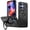 Black, variant on ShellTech Magnetic Case for Motorola Moto G 5G 2025,Shockproof TPU+PC Ring Stand Case Compatible with Mag Safe Military Drop Protection Cover,Black