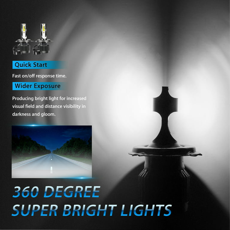 Philips 312philips Led H4 9003 21w 6500k Headlight Bulbs 2-pack - Plug &  Play