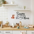 thumbnail image 4 of Kitchen Wall Sticker Colorful Wall Decal Inspirational Kitchen Quotes Vinyl Wall Decals Wall Decor Art This Kitchen is Seasoned with Love Quotes Wall Decal diy, 4 of 7