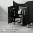 thumbnail image 3 of Eclife 24" Freestanding Single Bathroom Vanity with Euro Ceramic Sink, Faucet, 3 of 8