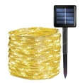 thumbnail image 1 of Cadena de luces LED de 22 m con forma de estrella para exteriores, resistente al agua, para decoración navideña y solar, 1 of 7