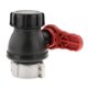 thumbnail image 1 of Adaptador de tanque de agua IBC de plástico 1000L, bola de grifo de agua para kit de herramientas de montaje de contenedores de aceite y agua 62 mm A Soledad Adaptador de tanques de asas IBC, 1 of 8