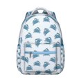 thumbnail image 1 of Marine and Beach Crab Student Backpack Durable Waterproof School Bag with Watercolor Crab and Tropical Sea Life Pattern, Adjustable Straps, Breathable Padding for School and Travel, 1 of 6