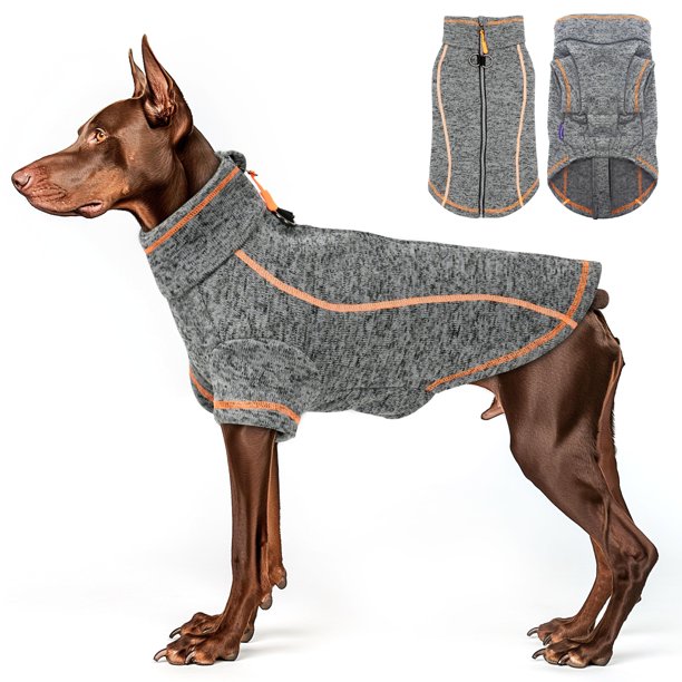 Chaqueta para perro cyeollo, de forro polar, ligera y reflectante, para talla mediana