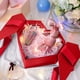 thumbnail image 4 of Caja de regalo con lazo de cinta y forma de corazón para puertas abiertas, caja de regalo para bodas, caja de regalo para cosméticos festivos, cajas de papel con forma de corazón, 4 of 6