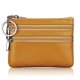 thumbnail image 1 of Monedero de cuero para mujer y hombre, tarjetero, cartera de mano con doble cremallera, bolso de cambio pequeño, 1 of 5
