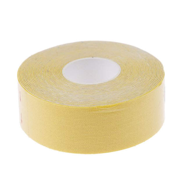 Cinta Kinesiología Facial Beauty Lift Up Rollo Cinta Reductora Arrugas (Amarillo)