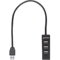 thumbnail image 4 of Hub USB Manhattan de 3 Puertos USB 2.0 y 1 puerto USB 3.0. Manhattan 163828, 4 of 4