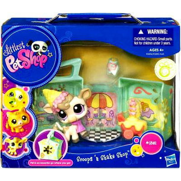 Littlest Pet Shop Pets on the Go Scoops N' Shake Shop Playset [Cow