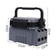 thumbnail image 3 of Caja de aparejos de pesca de doble capa Caja de herramientas de señuelo grueso Suministros de pesca (gris), 3 of 6