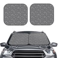 thumbnail image 6 of Lsque Airplane Routes Around The World 2 PCS Windshield Sun Shade | CarFoldable Window Covers | Car Accessories Reflect UV for Universal Cars SUV Truck | Medium, 6 of 7