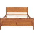 thumbnail image 4 of Queen Size Wood Platform Bed with Headboard No Box Spring Needed Wood Slat Support, 4 of 8