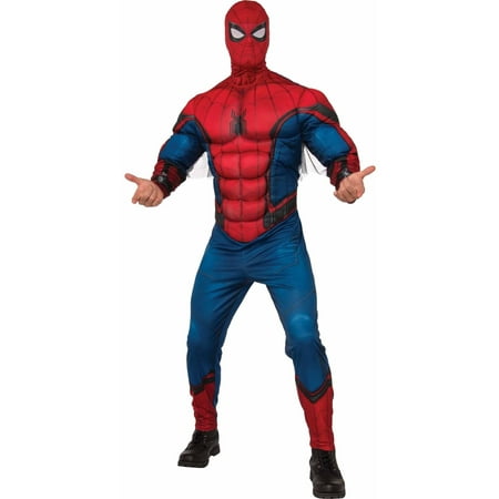 Spider-Man Muscle Chest Adult Costume, Large