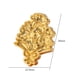 thumbnail image 3 of Cuadros Decorativos Cabeza de pintura de fuego en forma especial Cabeza de sellos en relieve 3D retro para tarjeta de boda (F), 3 of 5