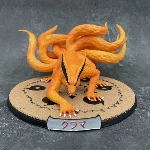 Figura de acción de Naruto GK de la serie Bijuu, figura de Anime de zorro demonio de nueve colas, estatua de escena de Kyubi Kurama, modelo de colección, muñeco de juguete, regalo Fivean Figuras de anime