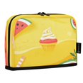 thumbnail image 2 of Standing Pencil Case with Base Large Capacity Stationery Pouch Pen Bag with Zipper for Women Men Ice Cream and Watermelon, 2 of 7