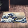 thumbnail image 6 of The Great Wave Rug, Japanese Rug, Wave Off Kanagawa Rugs, Reproduction Rug, Gift For The Home, Outdoor Rug, Non-Slip Carpet, Indoor Rug, 3.3'x9.2' - 100x280 cm, 6 of 9