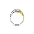thumbnail image 3 of 1.00 Carat (Ctw) Lab-Created Solitaire Moissanite Ring in Two Tone Sterling Silver for Women, 3 of 6