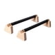 thumbnail image 2 of 2 barras paralelas de flexiones para entrenamiento para hombres y mujeres, asas de flexiones de madera resistentes 50 cm, 2 of 9