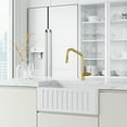thumbnail image 6 of VIGO Utopia 14 in. H Single Handle Pull-Down Sprayer Kitchen Bar Faucet in Matte Brushed Gold, 6 of 15