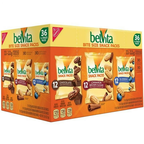 belVita Bites Variety Pack, 1 Ounce (Pack of 36)