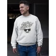 thumbnail image 2 of Always VIP - Guest List Cool Retro Emoji Party Men's Sweatshirt, 2 of 4