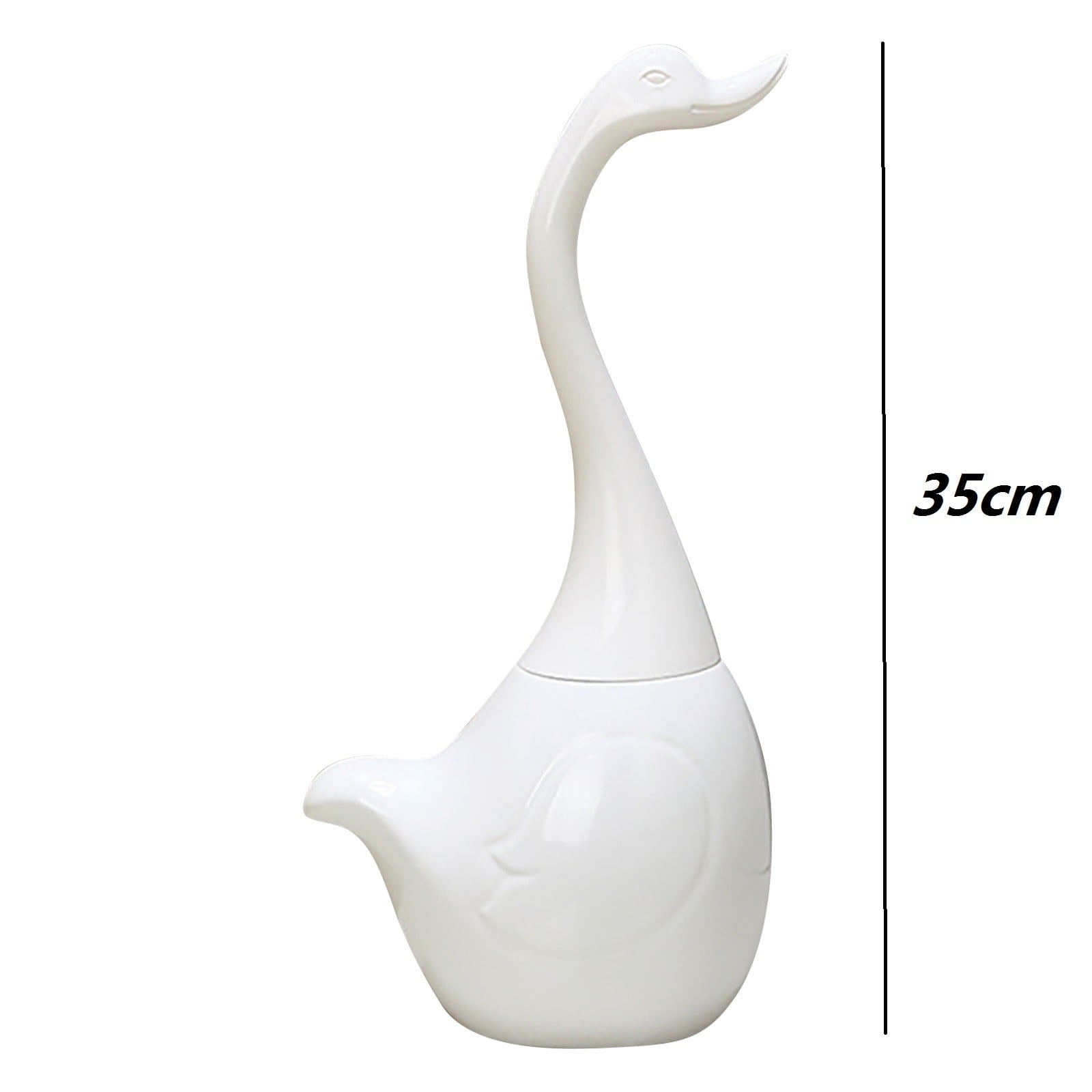 Mfigree Creative Swan Toilet Brush, , Cute Unique Decorative Toilet Bowl Brush, Cleaning Toilet Brush Every Corner Can Be Cleaned Toilet Bowl Brush with Base Set for Bathroom Home Hotel