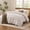 Natural White, variant on Duvet Cover Set Queen Size, 100% Washed Cotton, Ultra Soft Comforter Cover Linen Feel, 3PCs Breathable Bedding Set for All Season (White 90"x90")