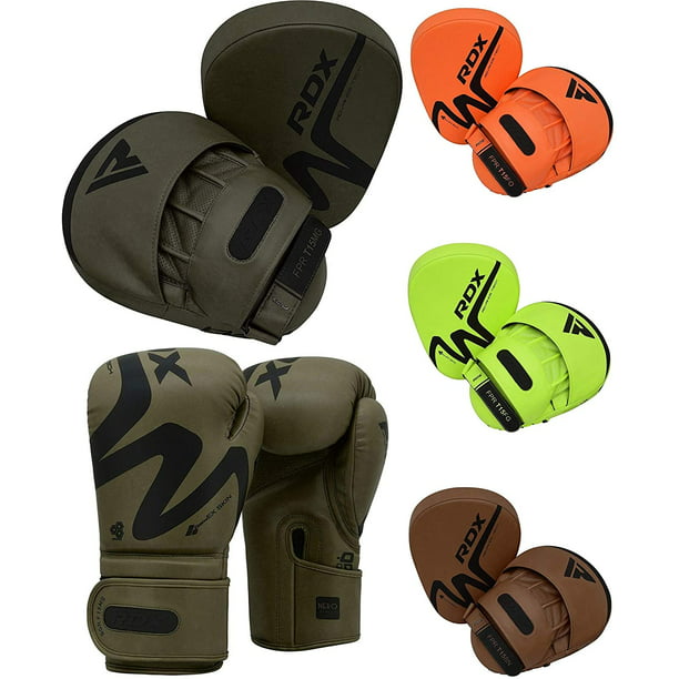 Giet Dan Republikeinse partij RDX Boxing Pads and Gloves Set, Hook and Jab Target Mitts with Punching  gloves, Hand Pads for Muay Thai, Kickboxing, Martial Arts, Karate, MMA  Training, Padded Coaching Strike Shield - Walmart.com