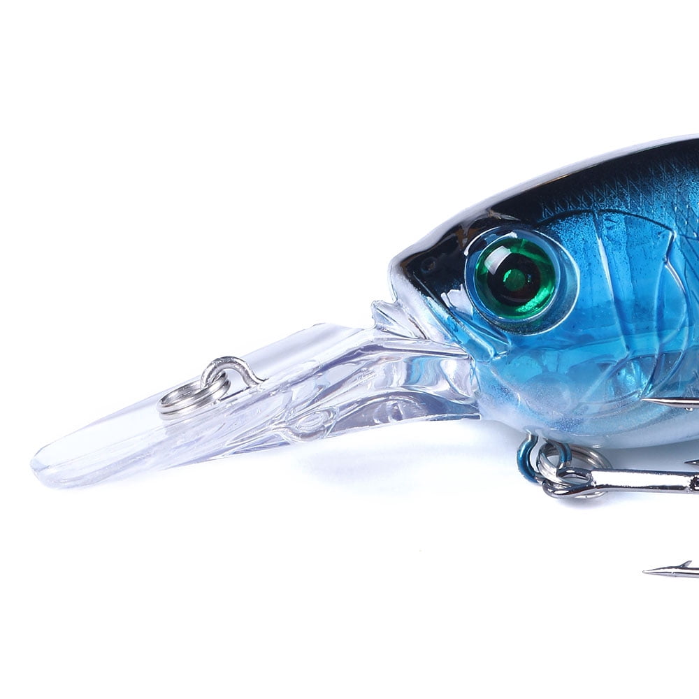HENGJIA Fishing Lures, 10pcs Crankbaits Fishing Lure Set 7.5cm 11g Plopper Fishing Lure Bass Shallow Deep Dving Fishing Hard Baits for Bass Trout Freshwater and Saltwater