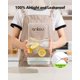 thumbnail image 3 of Contenedor Almacenamiento Alimentos 4 L Tapa Pop Aire Hermético Contenedor Alimentos Cereal Arroz Harina Pasta Biscocho Cocina, 3 of 6