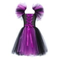 thumbnail image 1 of GDREDA Robe d'Été pour Tout-Petits Enfants Bébés Filles Magnifique Robe de Sorcière Noire Robe de Soirée Élégante E,4, 1 of 5