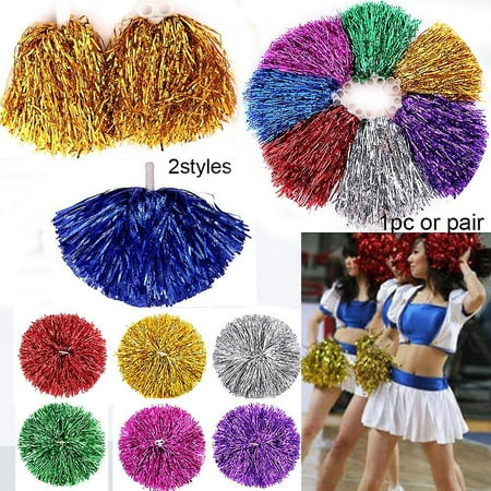 White Pom Poms Jumbo 30cm Cheerleader main image 1
