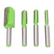 thumbnail image 1 of Broca de fresado para carpintería, 4 piezas Brocas de caja de núcleo Broca de enrutador de punta redonda Broca de enrutador de vástago confiable y duradera, 1 of 8