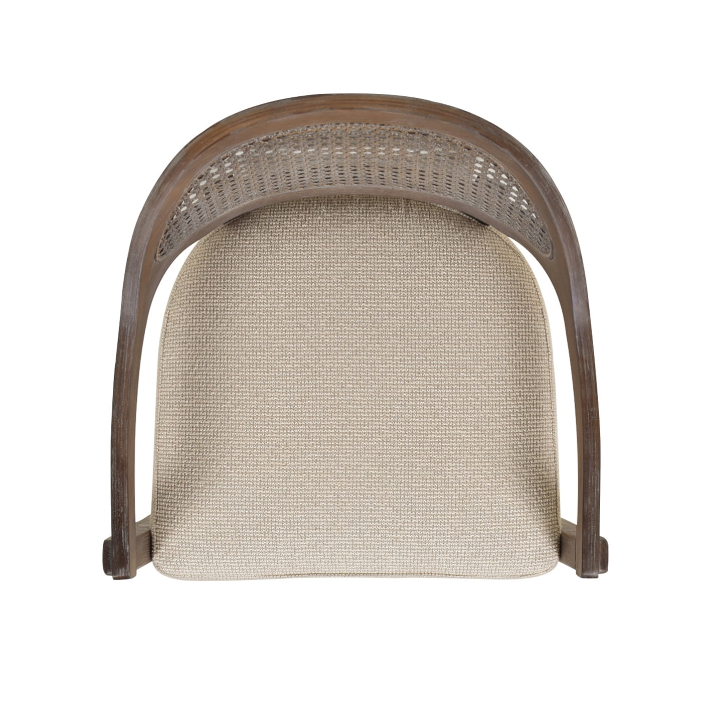 Americana 26" Cane Back Counter Height Bar Stool Taupe Beige