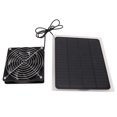 thumbnail image 3 of Solar Powered Ventilator, Waterproof Solar Panel Fan Kit Practical  For Dog Chicken House For Greenhouse, 3 of 8