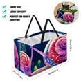 thumbnail image 2 of Snail Large Capacity Reusable Foldable Oxford Cloth Storage Bin - Decorative Box, Collapsible Bucket, and Convenient Storage Basket, 2 of 7