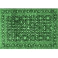 thumbnail image 1 of Ahgly Company Indoor Rectangle Persian Emerald Green Traditional Area Rugs, 6' x 9', 1 of 4