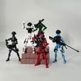 thumbnail image 2 of 3D Printed Action Figure Dummy T13 Toy Figure Robot Assembly Model Ornament Kit for Children Christmas Birthday Gift, 2 of 7