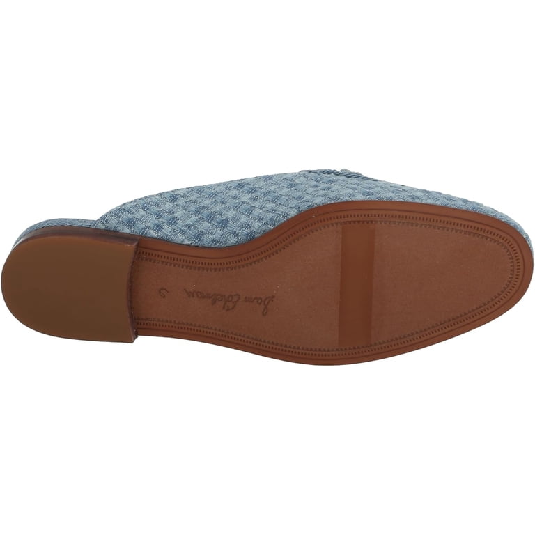 Sam Edelman Linnie Women's Montrose Blue Check Mule 7.5M - Walmart.com