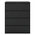 thumbnail image 2 of Hirsh Pro 42 inch Wide 4 Drawer Metal Lateral File Cabinet for Home and Office, Holds Letter, Legal and A4 Hanging Folders, Black, 2 of 6