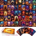 thumbnail image 2 of XUYAN 2024 Hallo-ween Countdown 50 Cards Hallo-ween Postcard Message Card Open A Countdown Hallo-ween Card Every Day Birthday Gifts for 3 4 5 6 7 8-12 Year Old Boys Girls, 2 of 8