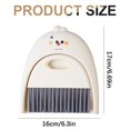 thumbnail image 3 of Piwvid Small Broom and Dustpan Set,1pc Dust Pan and Brush Set, Cute Mini Broom and Dustpan Set,Small Dust Pan Mini for Tabletop Debris,Keyboards & Clean Pet Cages, 3 of 5