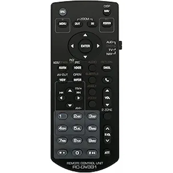 RC-DV331 KNA-RCDV331 Replaced Remote fit for Kenwood Multimedia Monitor DNX696S