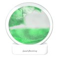 thumbnail image 2 of Luz de pintura de arenas movedizas con enchufe USB, protección para los ojos, decoración artística, lámpara de mesa de arena móvil para dormitorio, sala de estar, verde, 2 of 10
