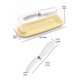 thumbnail image 3 of Plastic Butters Dishs with Lid Knives Cheese Fresh-keeping Container Kitchen Fresh-Box Supply, 3 of 5