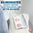 thumbnail image 4 of (2 pack) Arm & Hammer Moisture Absorber Hanging Bag - 16 oz, 2-pack, Clean Burst, 4 of 10