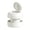 White, variant on Eqslft Pill Cutter Splitter for Small and Tiny Pills, 3-in-1 Mini Pill Crusher Grinder, Precise Cutting for Pills Vitamins, Portable for Travel & Pet