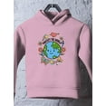 thumbnail image 3 of Protect The World Quote Hoodie Toddler -Image by Shutterstock,  4 Toddler, 3 of 4
